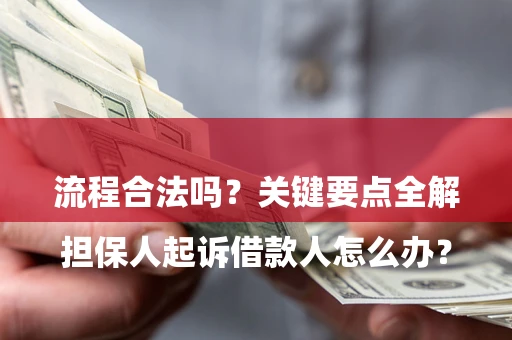 北京

担保人起诉借款人怎么办？流程合法吗？关键要点全解析