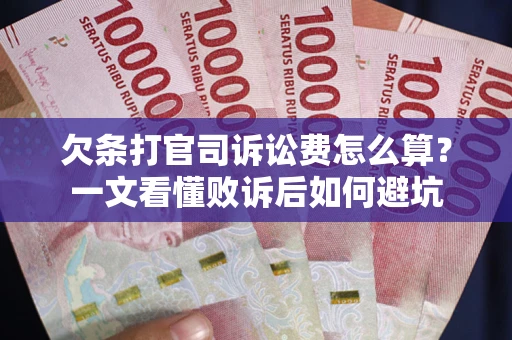 北京欠条打官司诉讼费怎么算？一文看懂败诉后如何避坑